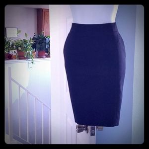 High waisted black H&M Skirt with pockets